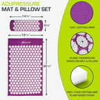 ProsourceFit Acupressure Mat and Pillow Set - Image 2