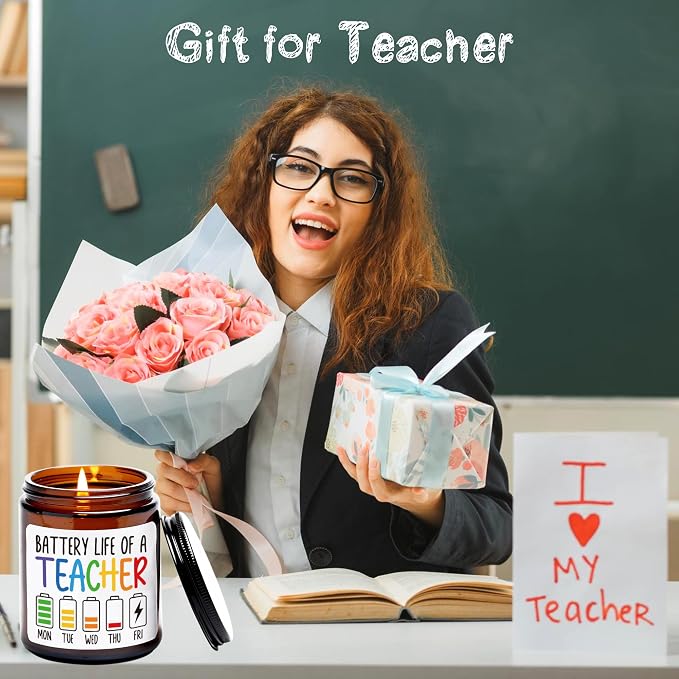 Teacher Candle Gifts for Women Men - Image 4