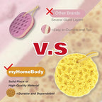 myHomeBody Bath Sponge, Foam Loofah, Body Scrubber - Image 7