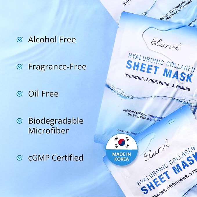 Ebanel 10 Pack Collagen Face Mask - Image 6