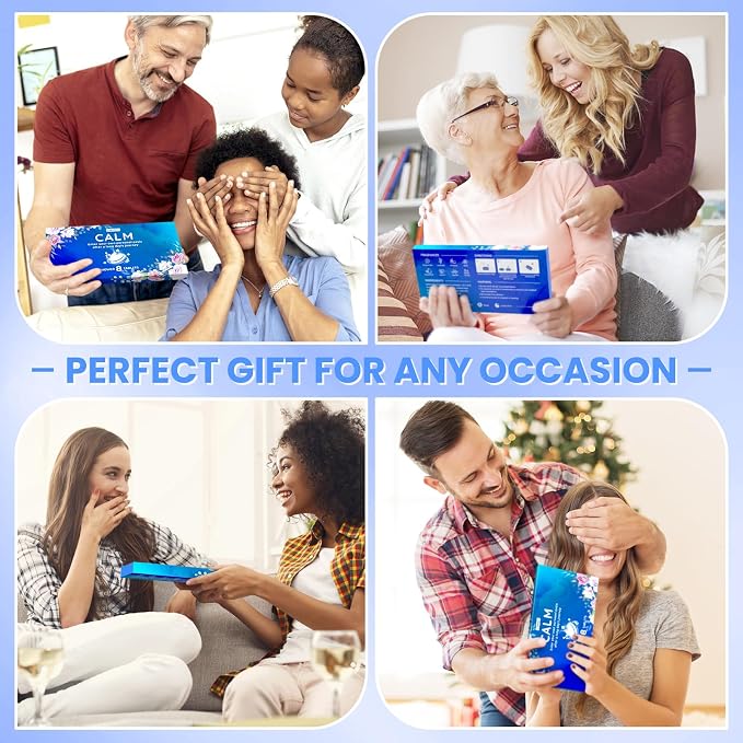 Shower Steamers 8 Pack Set Shower Bombs Tablets in Blue Box - Image 7