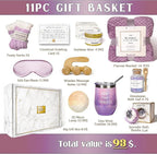 AHAGIFTREE Gift Baskets for Women, Think of You, self Care, Care Package - Image 3