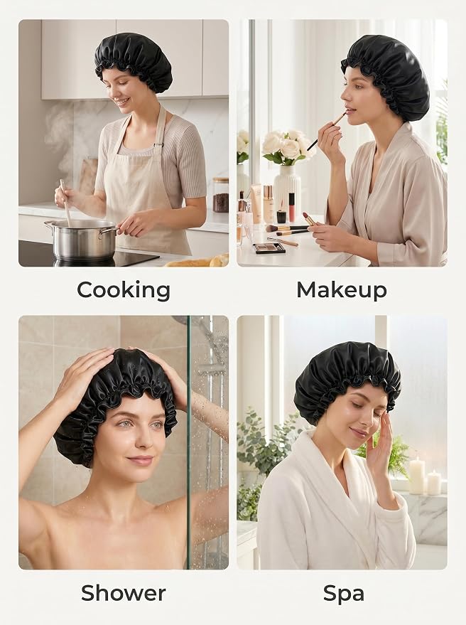 Aquior Shower Caps, Reusable Shower Cap - Image 6