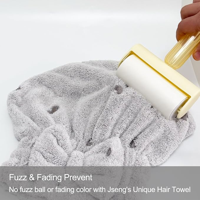 Jseng 3Packs Microfiber Hair Towel - Image 6
