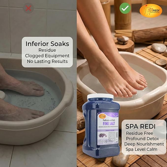 SPA REDI Foot Soak for Pedicure Preparation & Therapeutic Foot Treatment | Pure - Image 2