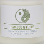 Carolina Bamboo Lotus Scented Candle, 16 oz Wellness Relaxing Aromatherapy - Image 7