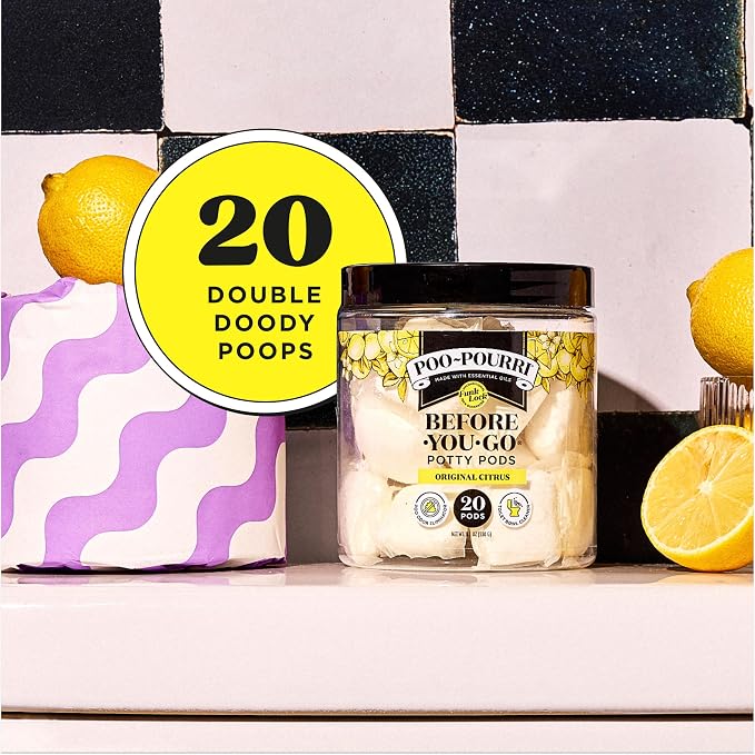 Poo~Pourri Original Citrus Before-You-Go 2-in-1 Toilet Potty Pods 20ct - Image 7