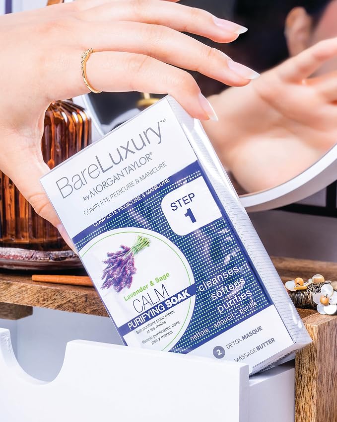 Morgan Taylor BareLuxury 4-Step Complete Pedicure & Manicure Packs - Image 3