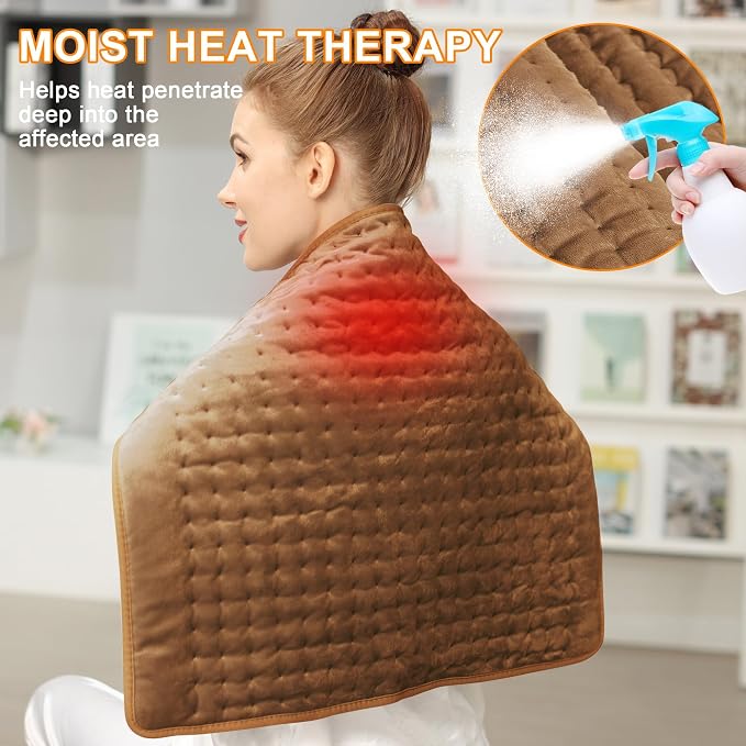 Deepsoon Heating Pad, Electric Heating Pads - Image 3