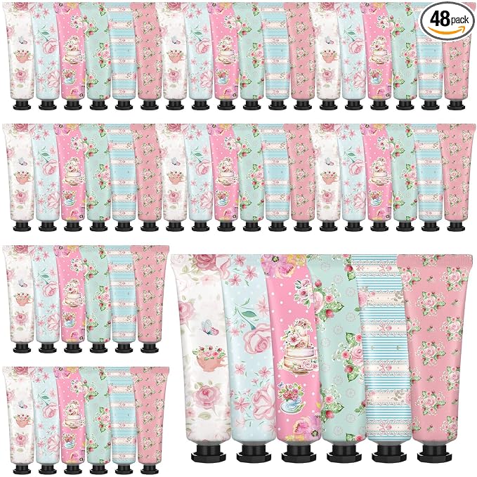 Tea Party Hand Cream Gift Set Wonderland Floral Tea Party Favor Flower by Swiffen