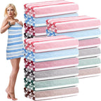SmoothNovelty 18 Pack Microfiber Bath Towels Bulk 27'' x 60'' Oversized Size by SmoothNovelty