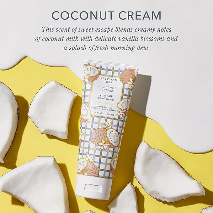 Beekman 1802 Goat Milk Hand Cream – Coconut Cream – Scented – 2 oz – - Image 2