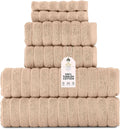 Classic Turkish Towels CTT Luxury 6 Piece Towel Set, 100% Turkish Cotton by ClassicTurkishTowels