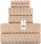 Classic Turkish Towels CTT Luxury 6 Piece Towel Set, 100% Turkish Cotton by ClassicTurkishTowels