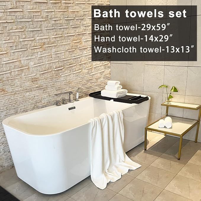 YTYC 29x59 Inch Extra Large Bath Towels Set Quick Dry Super Soft Microfiber - Image 2