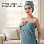 REDKISS 6 Piece Luxury Bath Towel Set, 2 Bath Towels, 2 Hand Towels, 2 - Image 2