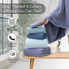 18 Piece Family Bath Towel Set Include 6 Bath Towels, 6 Hand Towels and 6 - Image 5