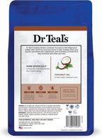 Dr Teal's Salt Soak with Pure Epsom Salt, Nourish & Protect with Coconut Oil - Image 14