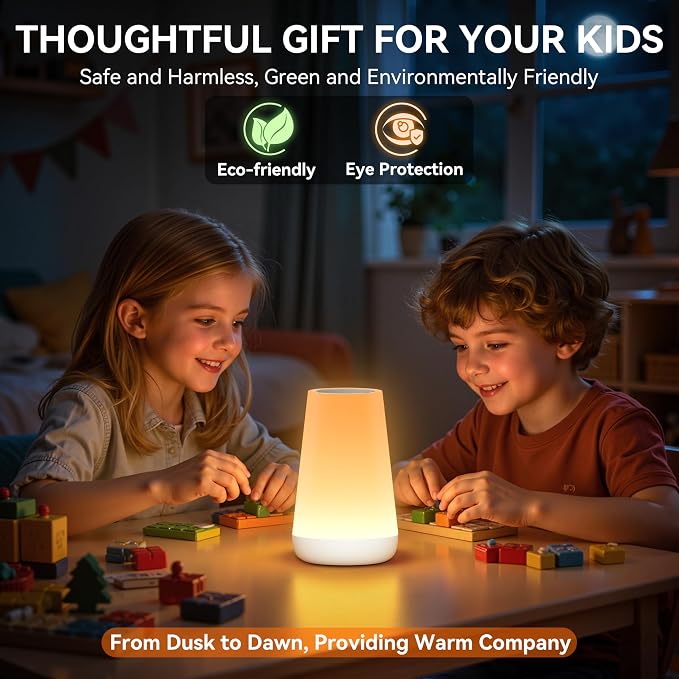Auxmir Night Light, Dimmable Touch Lamp - Image 7
