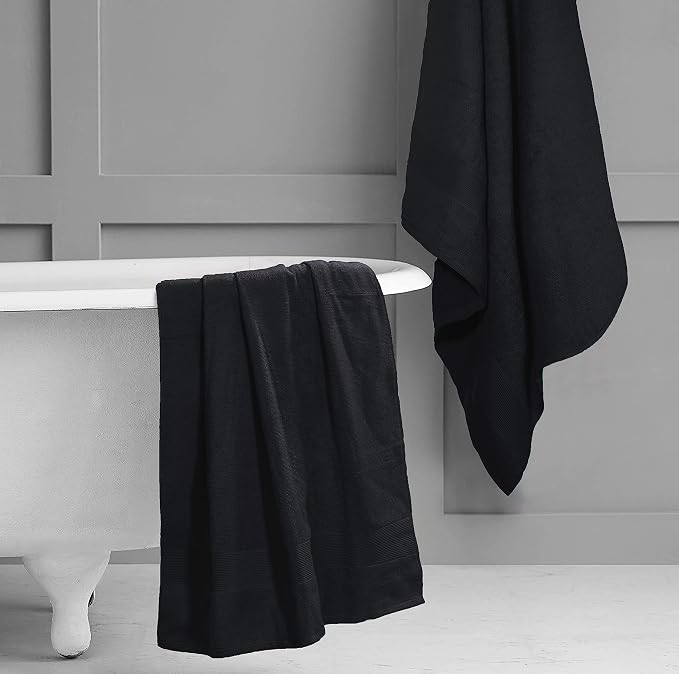 Belizzi Home Premium Cotton Oversized 2 Pack Bath Sheet 35x70-100% Pure Cotton - Image 4