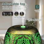 500ml Metal Essential Oil Diffuser, Antique Gold Aromatherapy Diffuser - Image 5