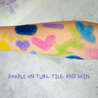 Mr. Bubble Bath Time Body Paints – 6-Color Washable Bath Paint Sticks - Image 7