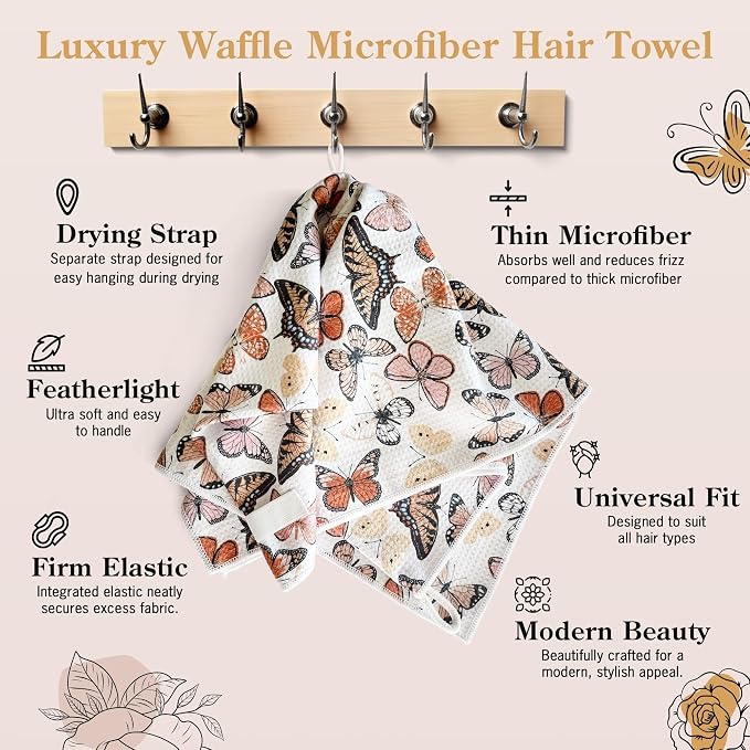 Microfiber Hair Towel Wrap for Women - Image 8