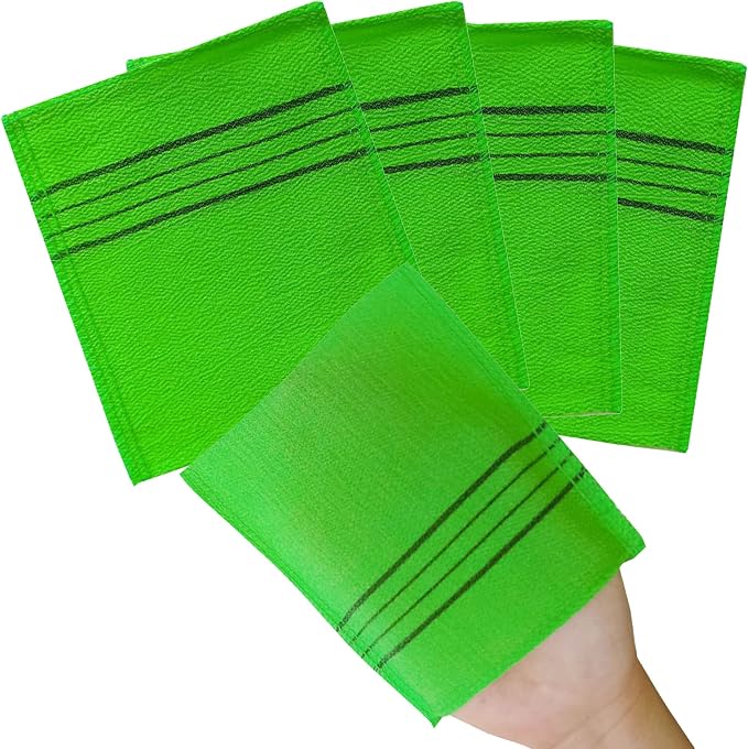 Korean Asian Exfoliating Bath Washcloth Mitt - Image 5