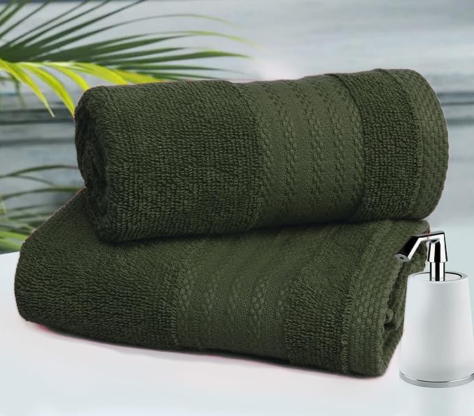 GLAMBURG Premium Cotton 4 Pack Bath Towel Set - Image 4