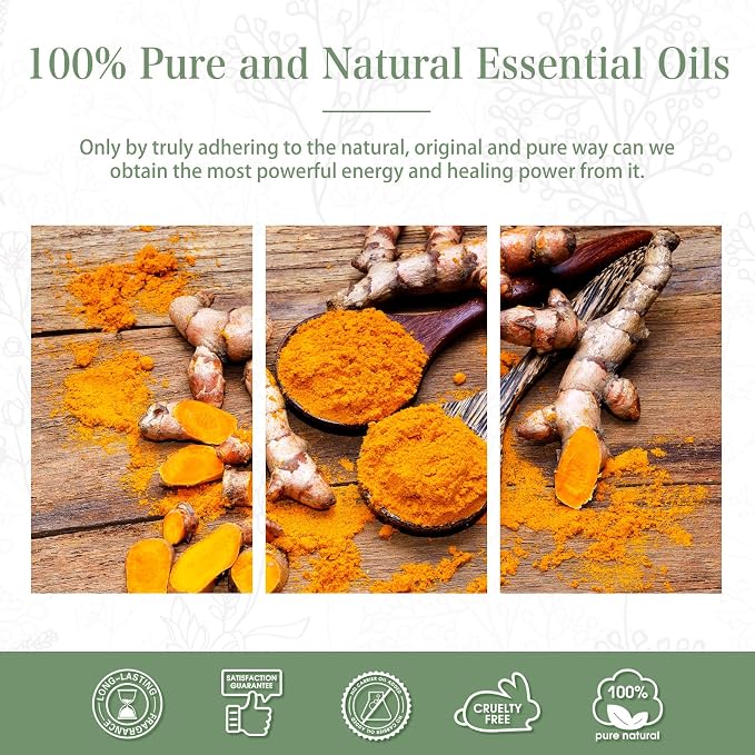 Turmeric 3.38fl.oz Essential Oil, PHATOIL Pure Aromatherapy Oils - Image 7