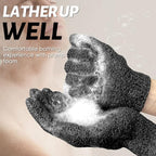 MIG4U Shower Exfoliating Scrub Gloves, Bathing Gloves Body Wash Dead Skin - Image 3