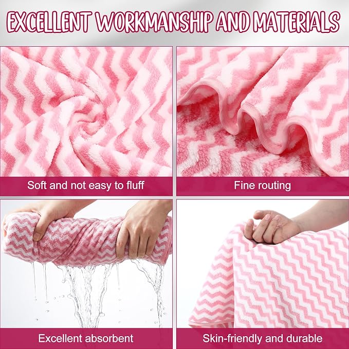 SmoothNovelty 18 Pack Microfiber Bath Towels Bulk 27'' x 60'' Oversized Size - Image 3