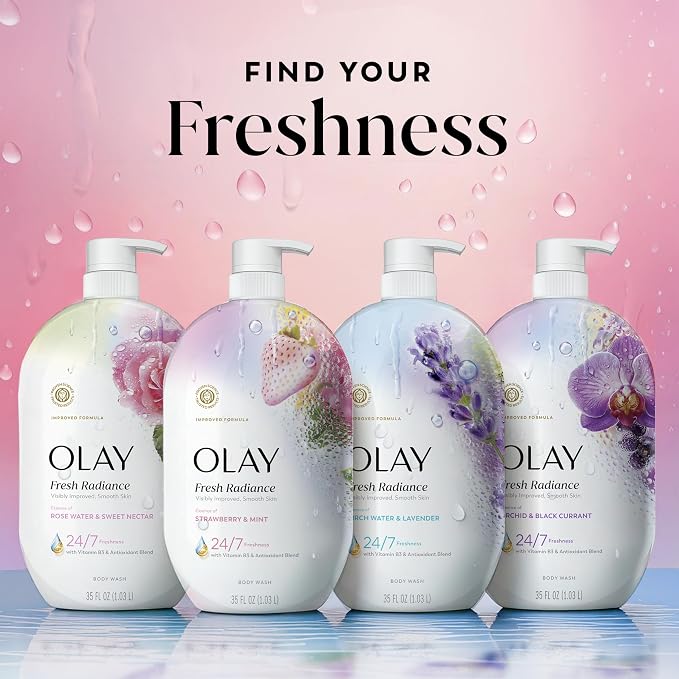 Olay Body Wash for Women, Fresh Radiance, 24/7 Skin-Loving Freshness, Visibly - Image 10