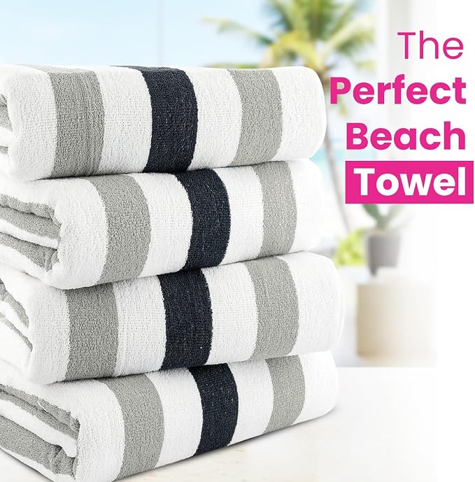 CASA COPENHAGEN Monaco Beach Towels Designed in Denmark Rough and Tough - Image 2