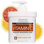 Advanced Clinicals Vitamin C Cream Visibly Brightening Body Lotion | Vitamin C by AdvancedClinicals
