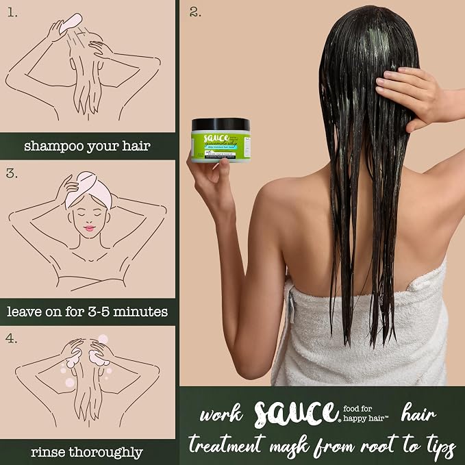 SAUCE BEAUTY Guacamole Whip Hair Mask - Image 5