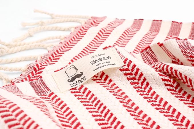 Bazaar Anatolia Turkish Beach Towel – 100% Cotton, Quick Dry, Sand Free Towel - Image 8