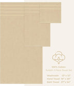American Soft Linen Premium 3 Piece Towel Set, 1 Bath Towel 1 Hand Towel 1 - Image 4