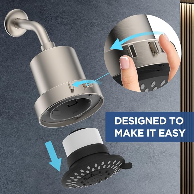 Filtered Shower Head with 5 Modes, HOPOPRO High Pressure Showerhead with Filter - Image 5
