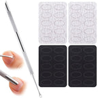 PAGOW Dual Ended Cuticle Pusher Tool Set, Stainless Steel Nail Cuticle Pusher by PAGOW