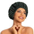 Reusable Shower Cap for Women, Large Waterproof Shower Bonnet by Edoneery