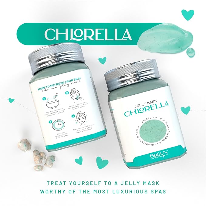 BRÜUN Jelly Mask Jar Chlorella Peel-Off Face Care Rubber Mask - Image 5