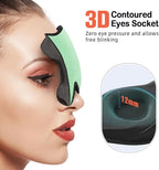 LitBear Sleep Mask for Side Sleeper Women Men, Eye Mask for Sleeping Light - Image 4