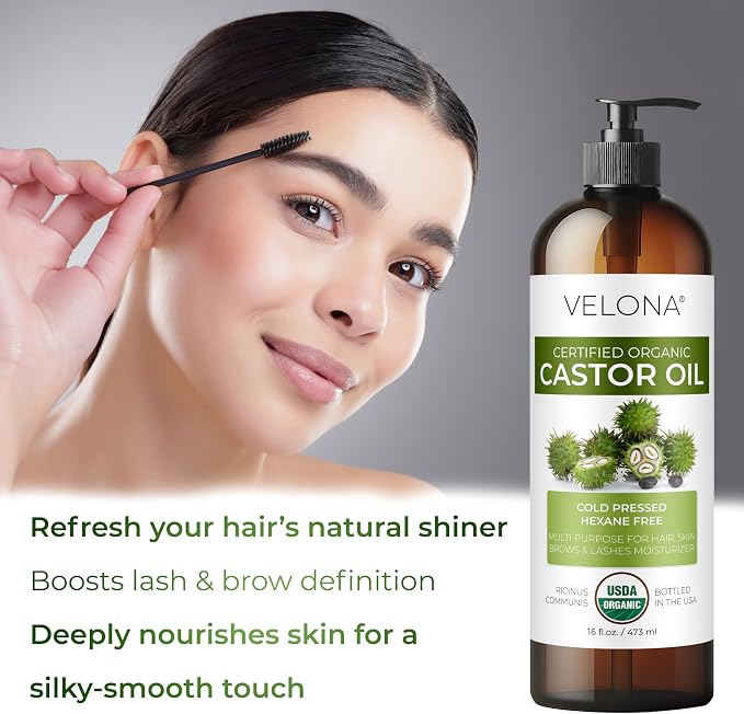 velona USDA Certified Organic Castor Oil - Image 4