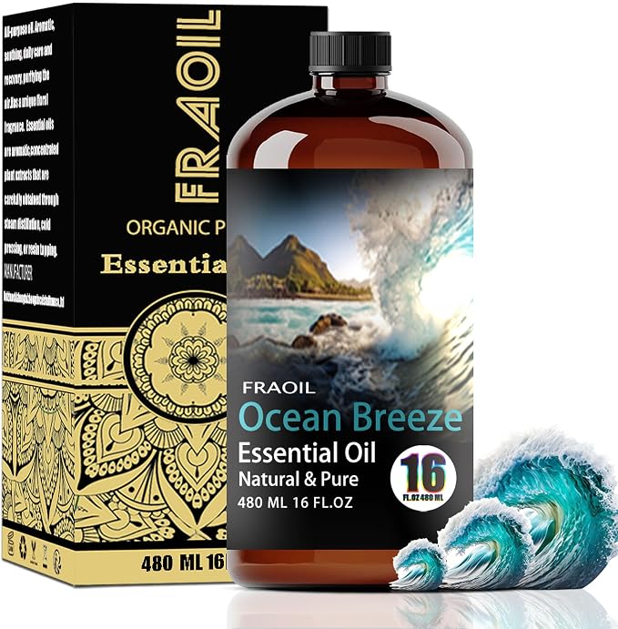 Ocean Breeze Essential Oil, Ocean Breeze Oil 16 Fl Oz 480ML by FRAOILESSENTIALOIL