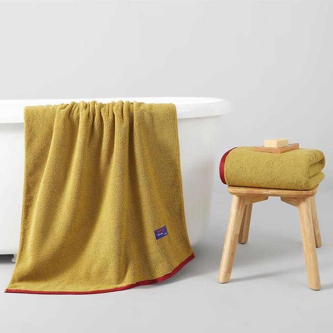 REDKISS 100% Cotton 2 Pack Luxury Bath Towels 27 x 54 Inches, Oversized Bath - Image 7