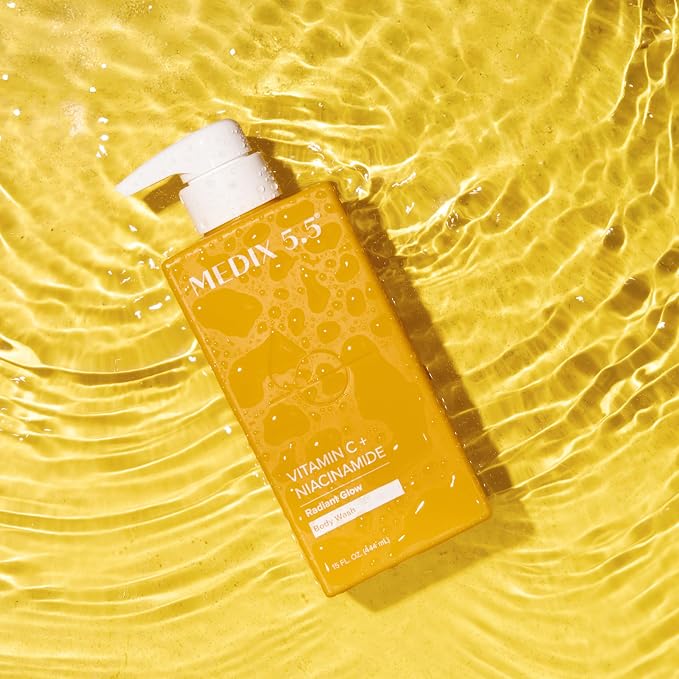 MEDIX 5.5 Radiant Glow Vitamin C Body Wash W/ Niacinamide | Citrus Scented - Image 8