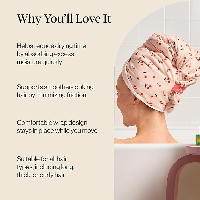 Kitsch Plush Microfiber Hair Towel Wrap - Image 5