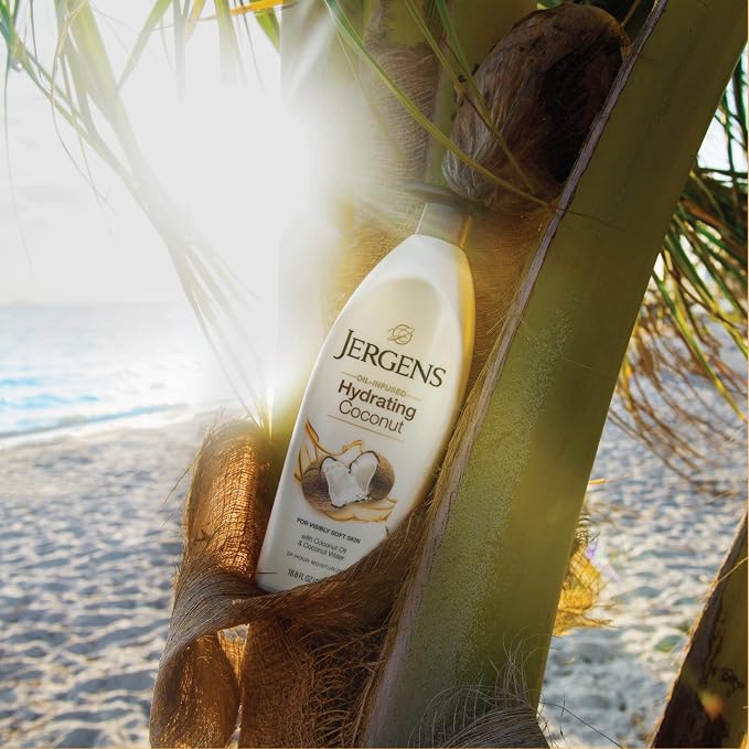Jergens Hydrating Coconut Body Lotion, Hand and Body Moisturizer, Infused - Image 11