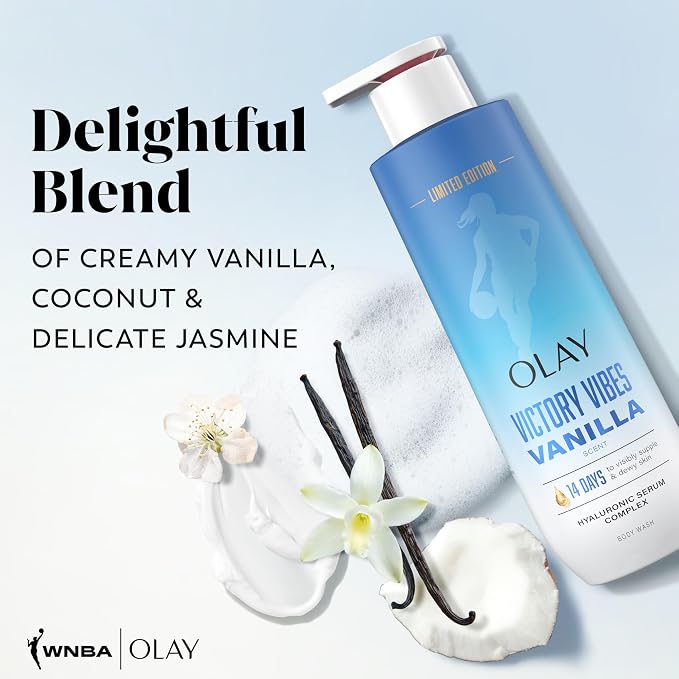 Olay Body Wash for Women, Intensely Hydrating, Hyaluronic Acid Serum, Hydration - Image 3